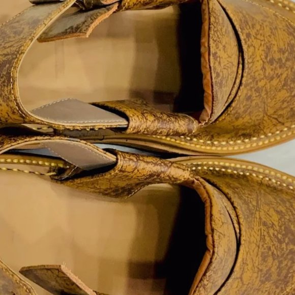 Premium Quality Men's Leather Sandals, Handcrafted Peshawari Chappal - Picture 6 of 12